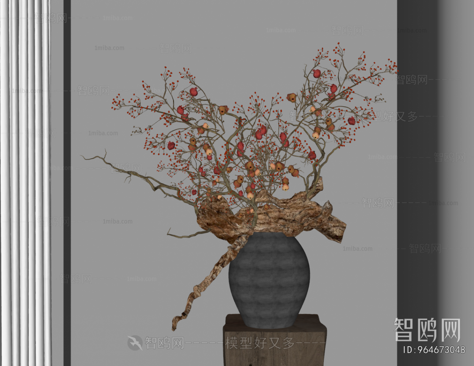 Wabi-sabi Style Flower Arrangement