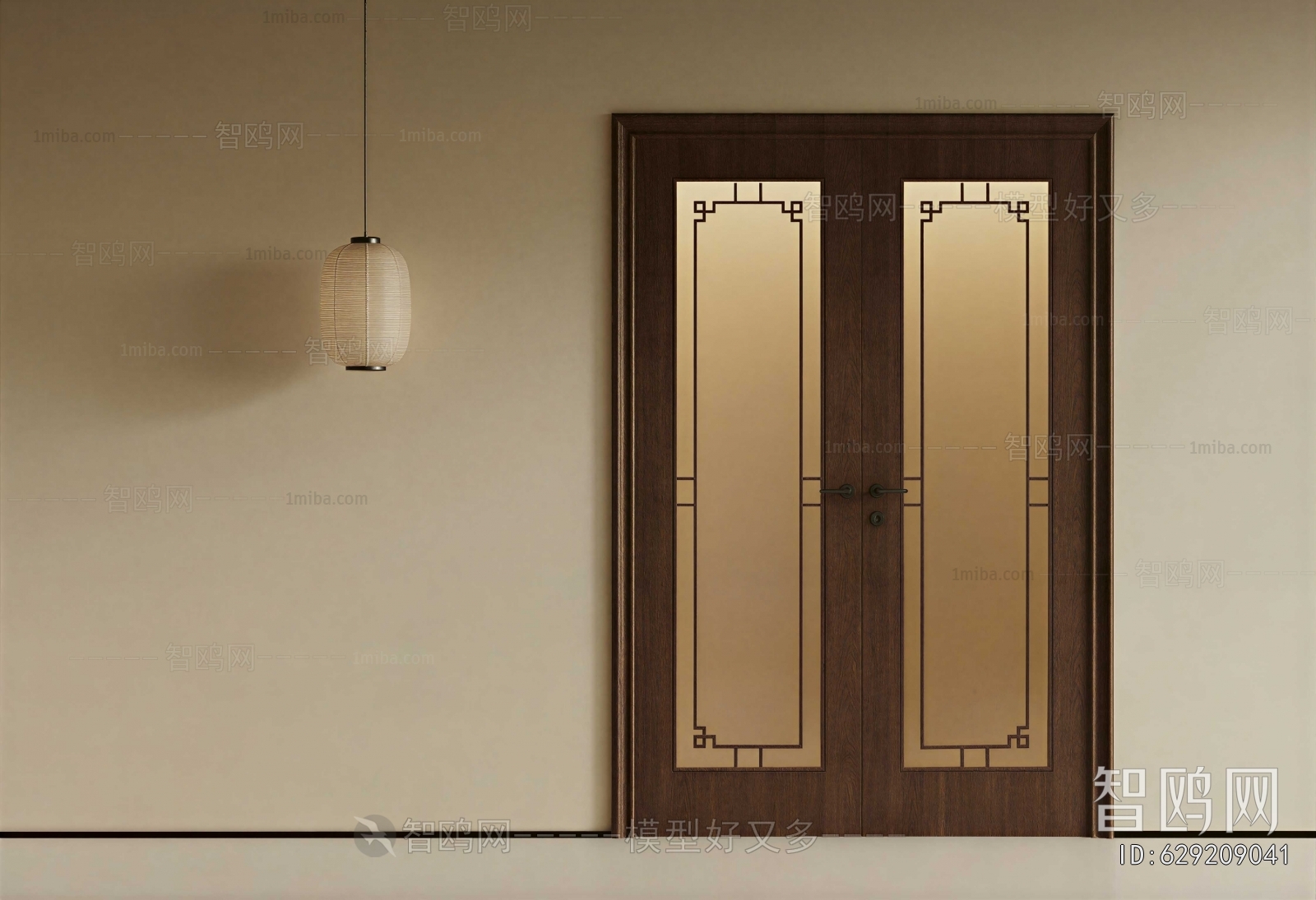 New Chinese Style Double Door