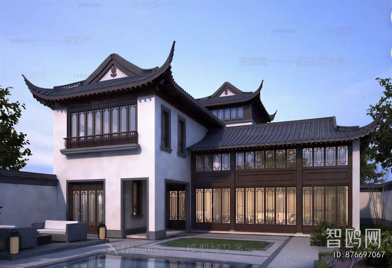 New Chinese Style Detached Villa