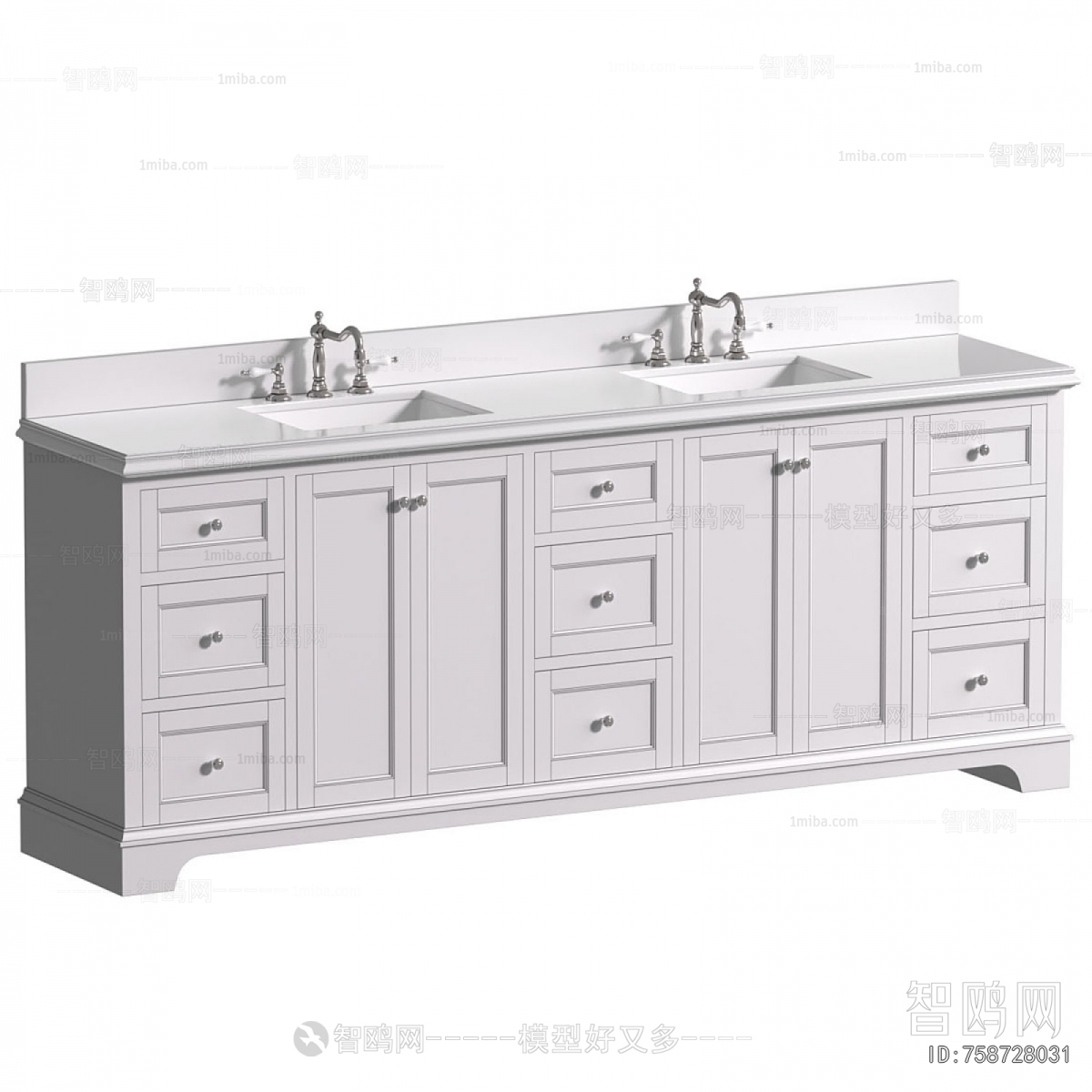 European Style Bathroom Cabinet