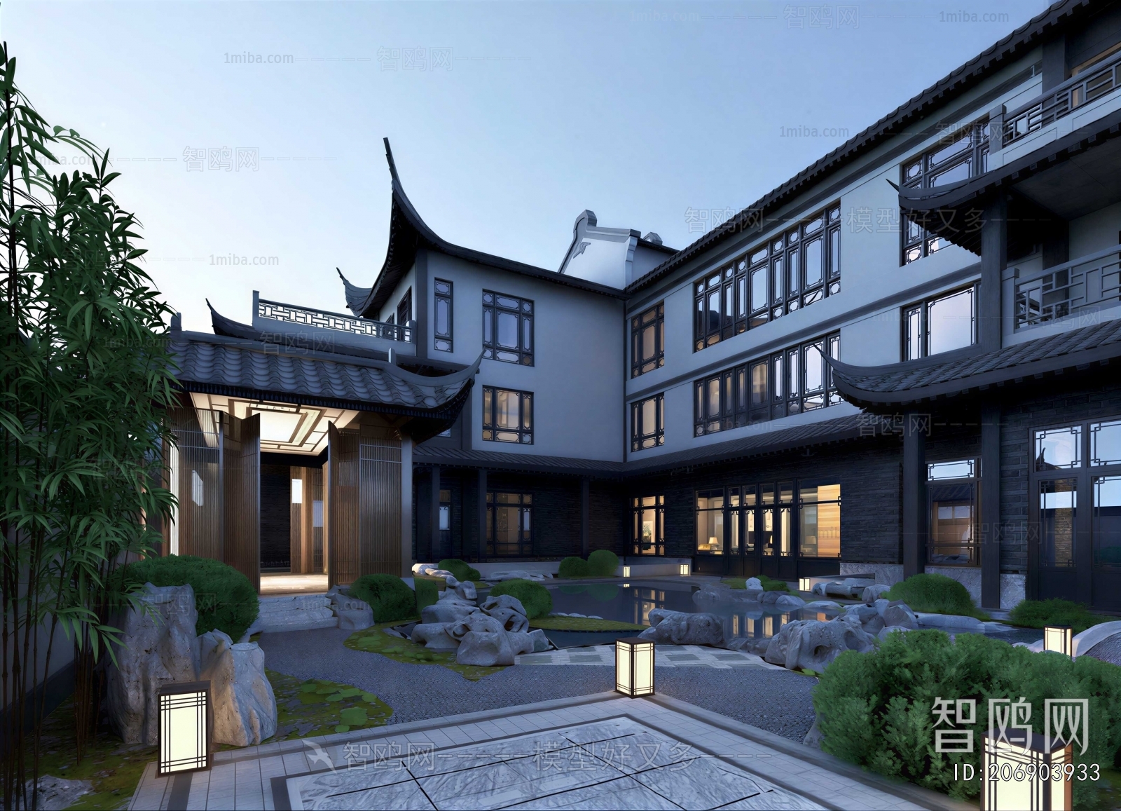 Chinese Style Courtyard/landscape