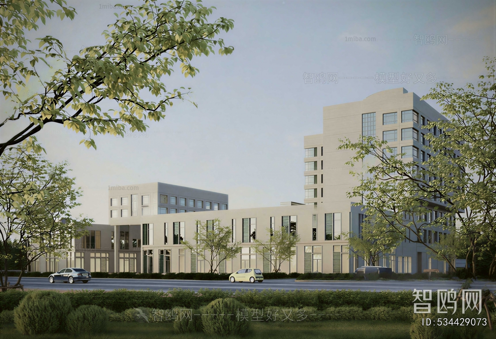 Modern School Building
