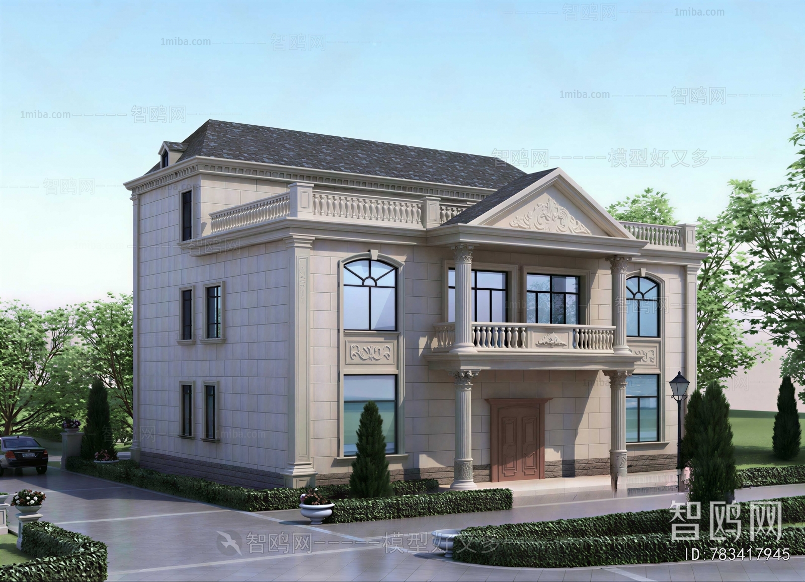Simple European Style Detached Villa