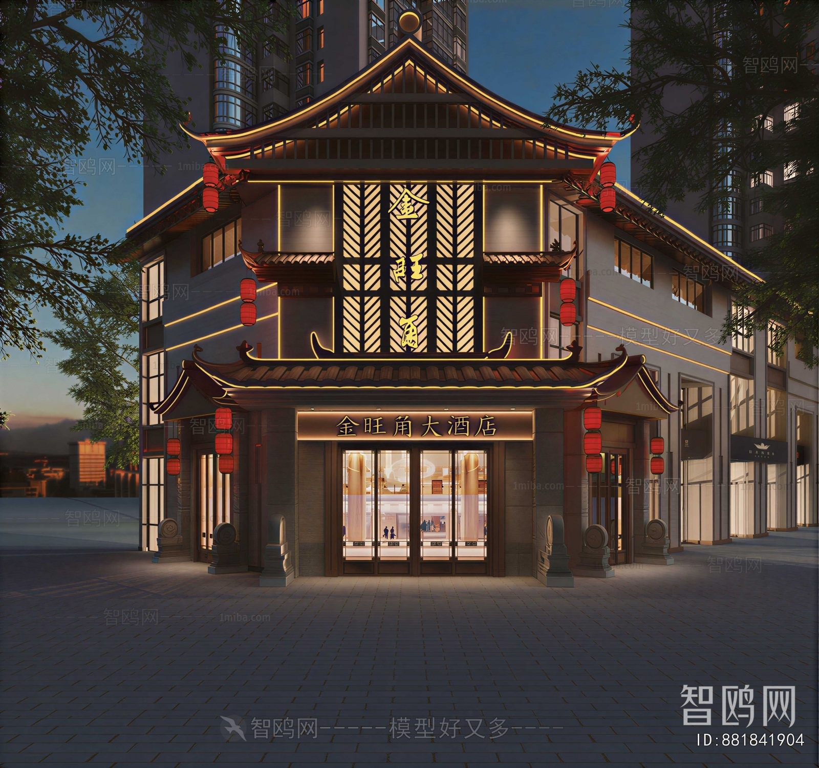 New Chinese Style Facade Element