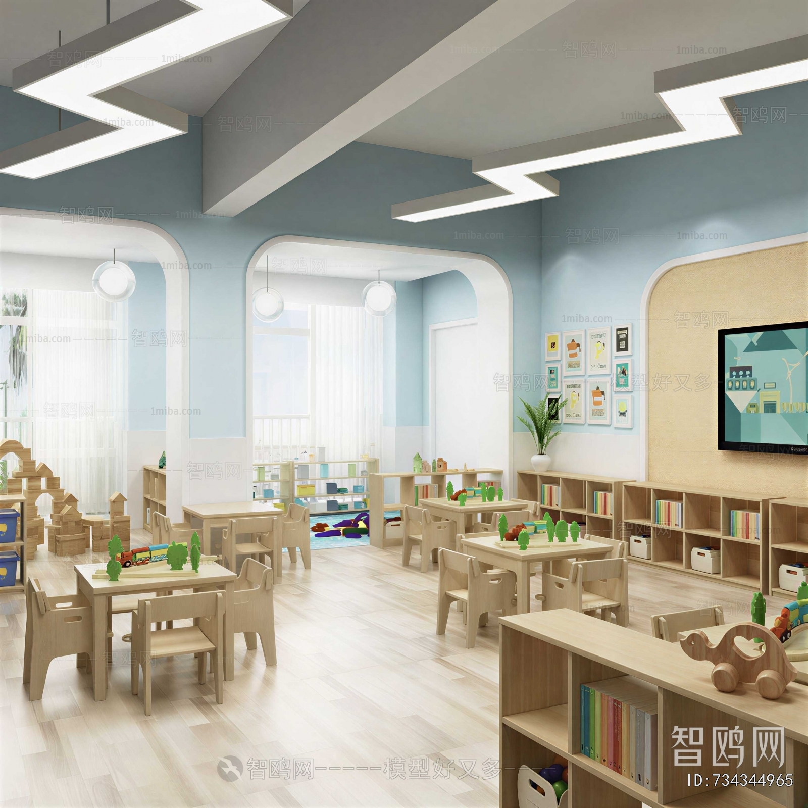 Modern Kindergarten Classrooms