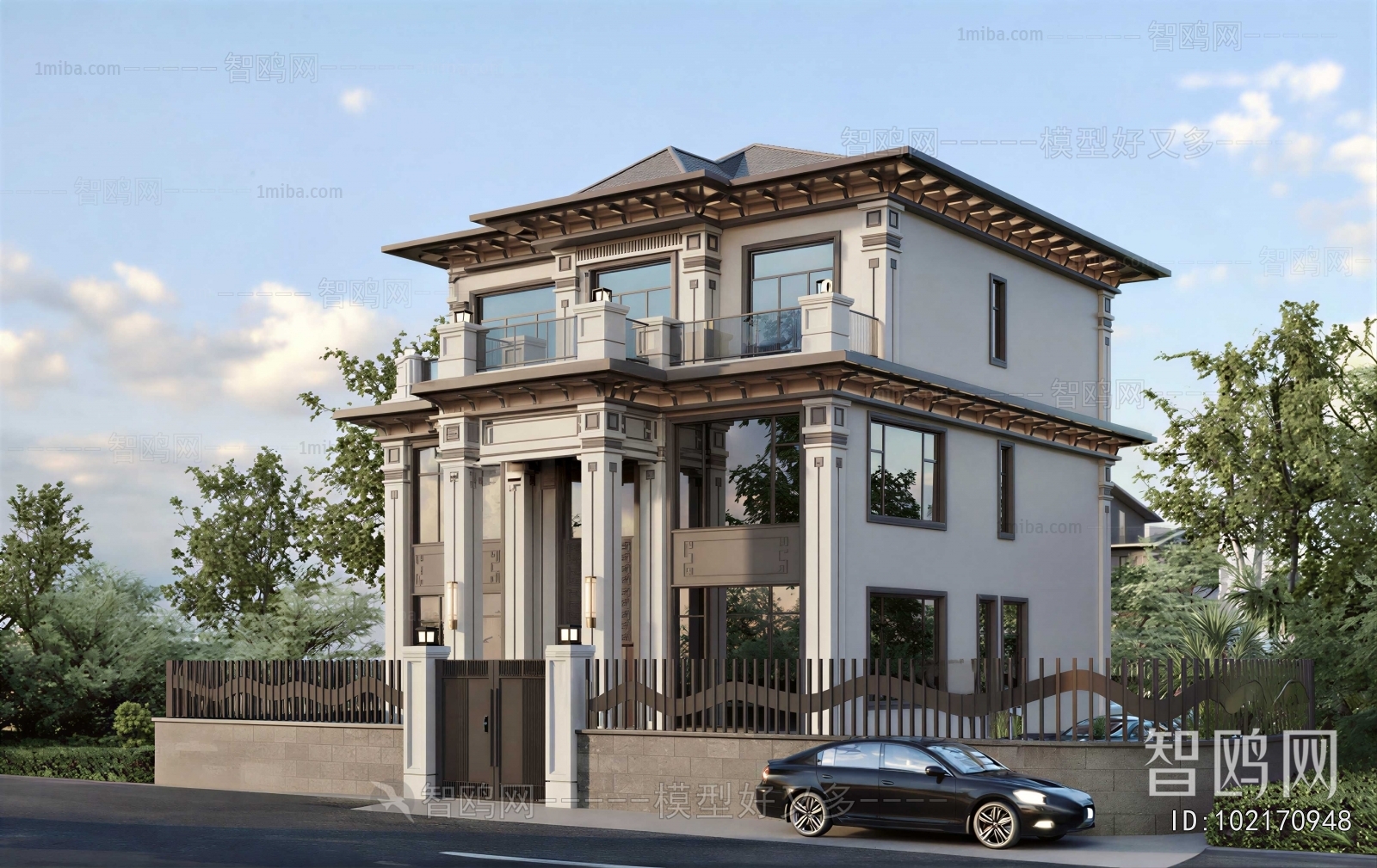 New Chinese Style Detached Villa