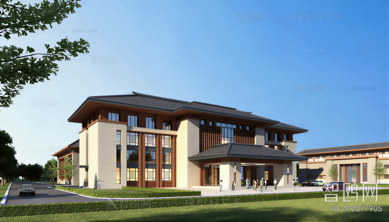 New Chinese Style Residential Building