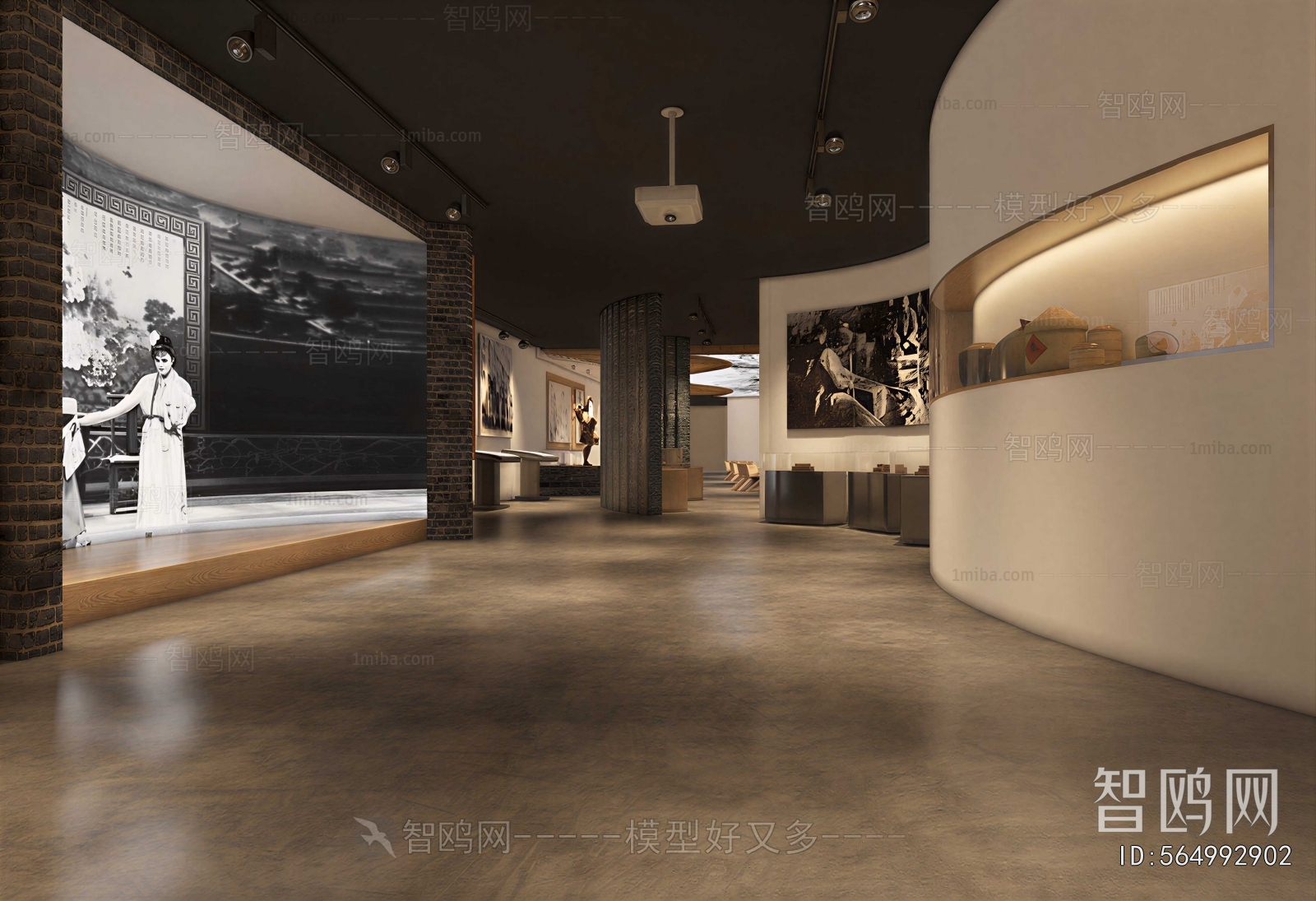 New Chinese Style Exhibition Hall