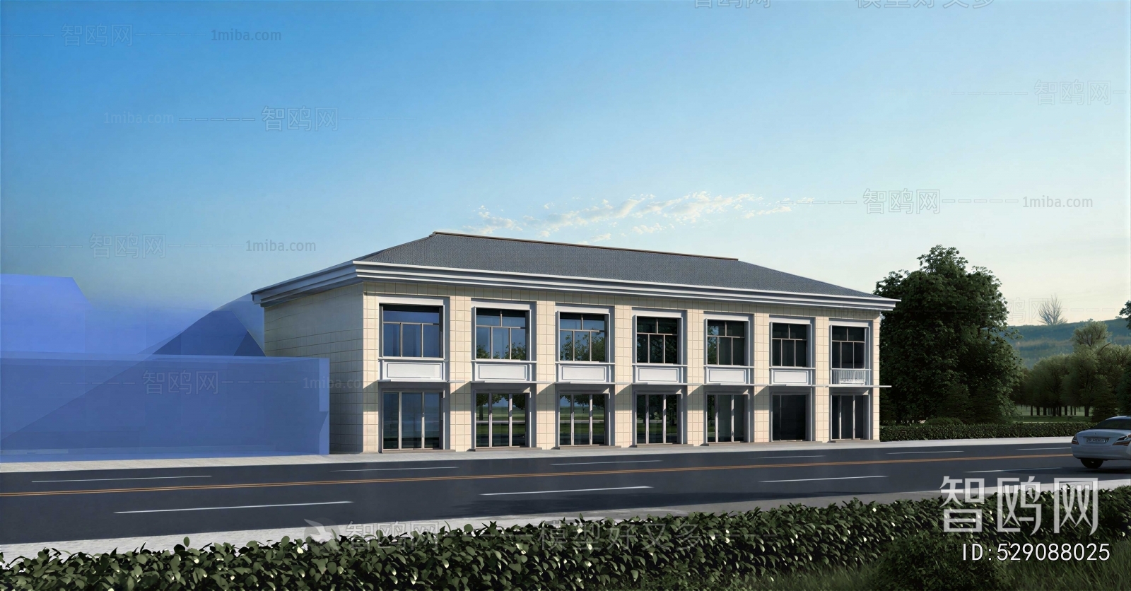 Modern Appearance Of Commercial Building