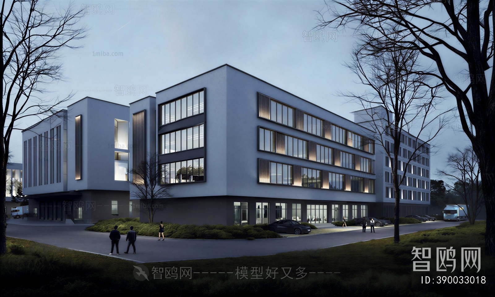 Modern Appearance Of Commercial Building