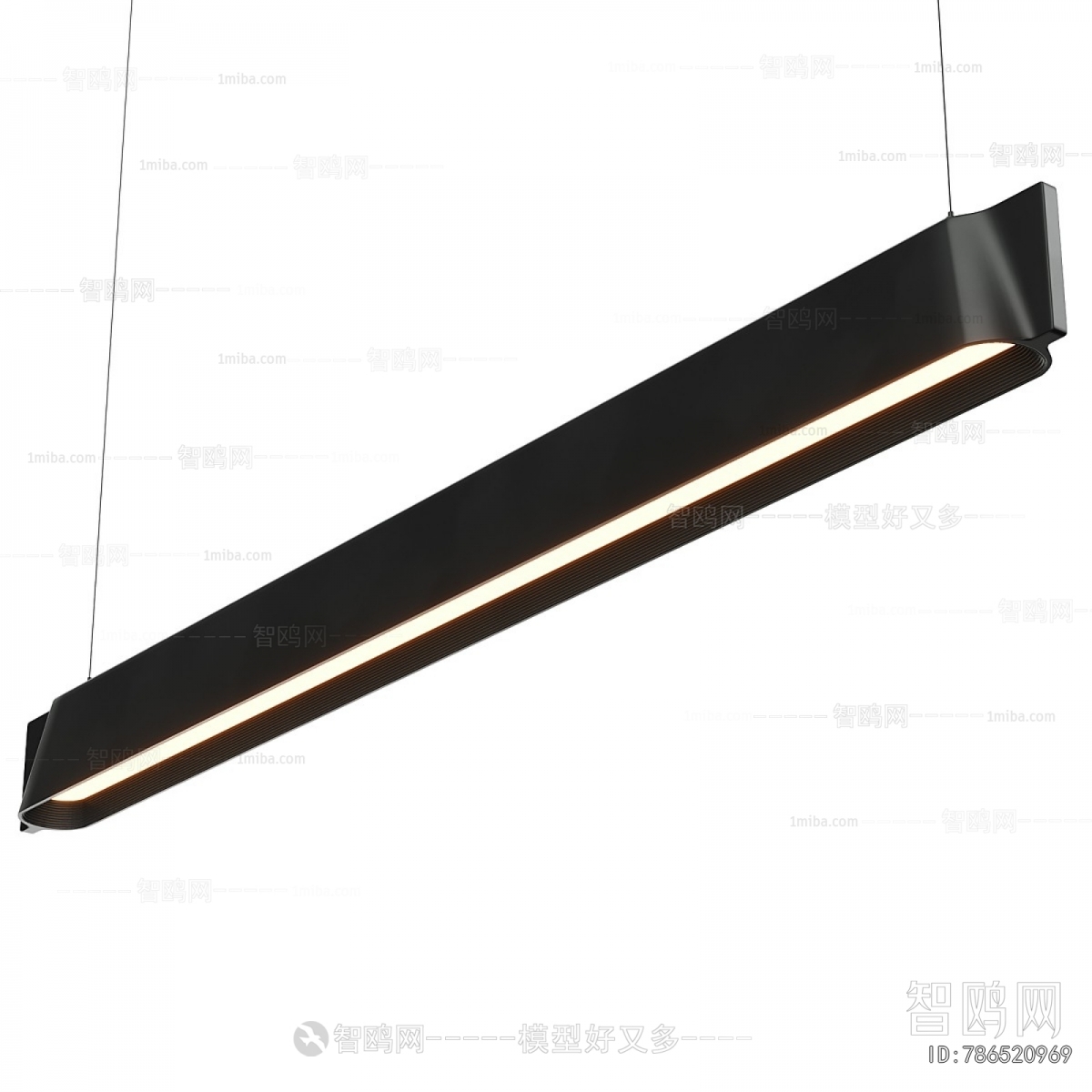 Modern Long Chandelier