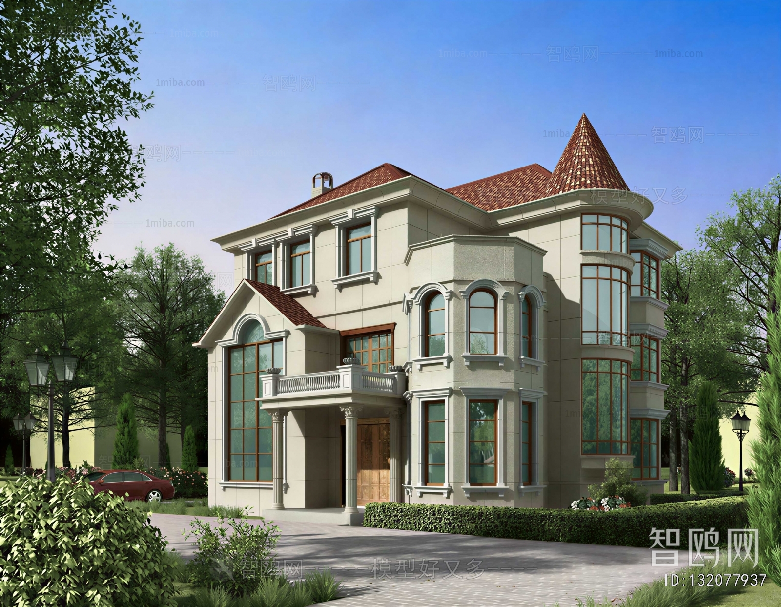 Simple European Style Detached Villa
