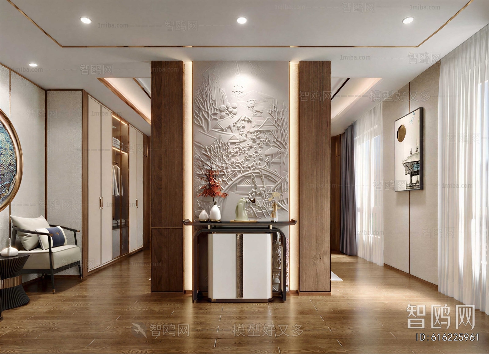 New Chinese Style Hallway