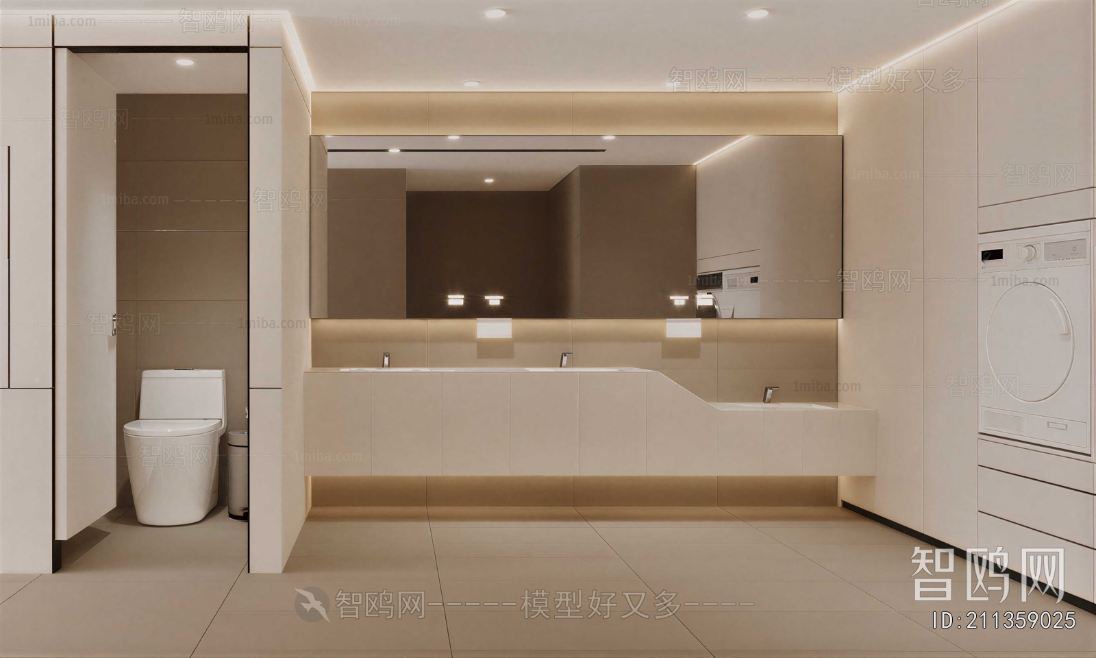 Modern Public Toilet