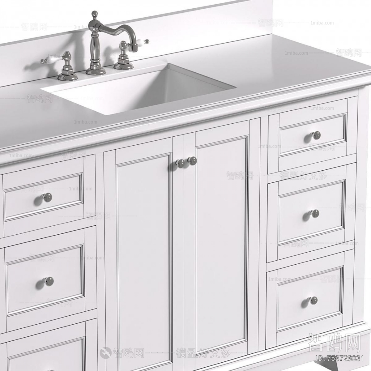 European Style Bathroom Cabinet