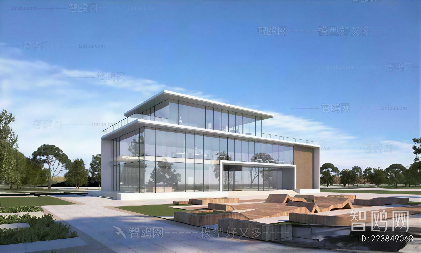 Modern Appearance Of Commercial Building