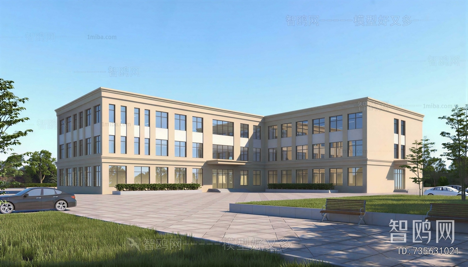 Modern Industrial Building