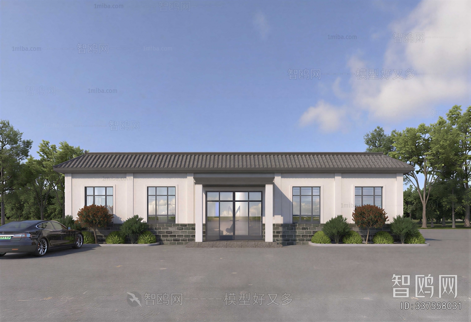 New Chinese Style Public Building