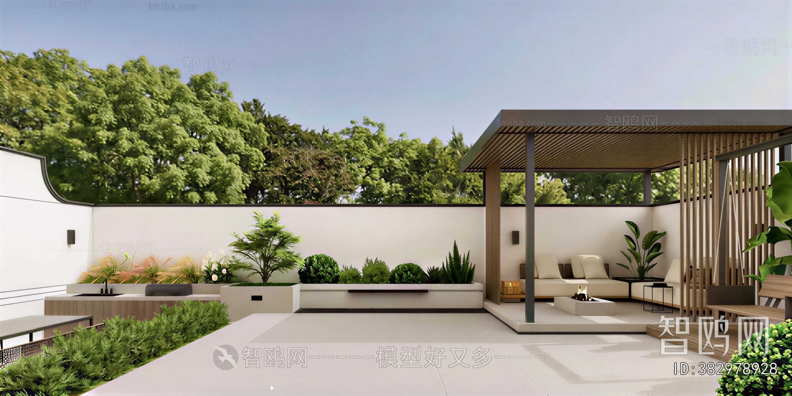 New Chinese Style Courtyard/landscape