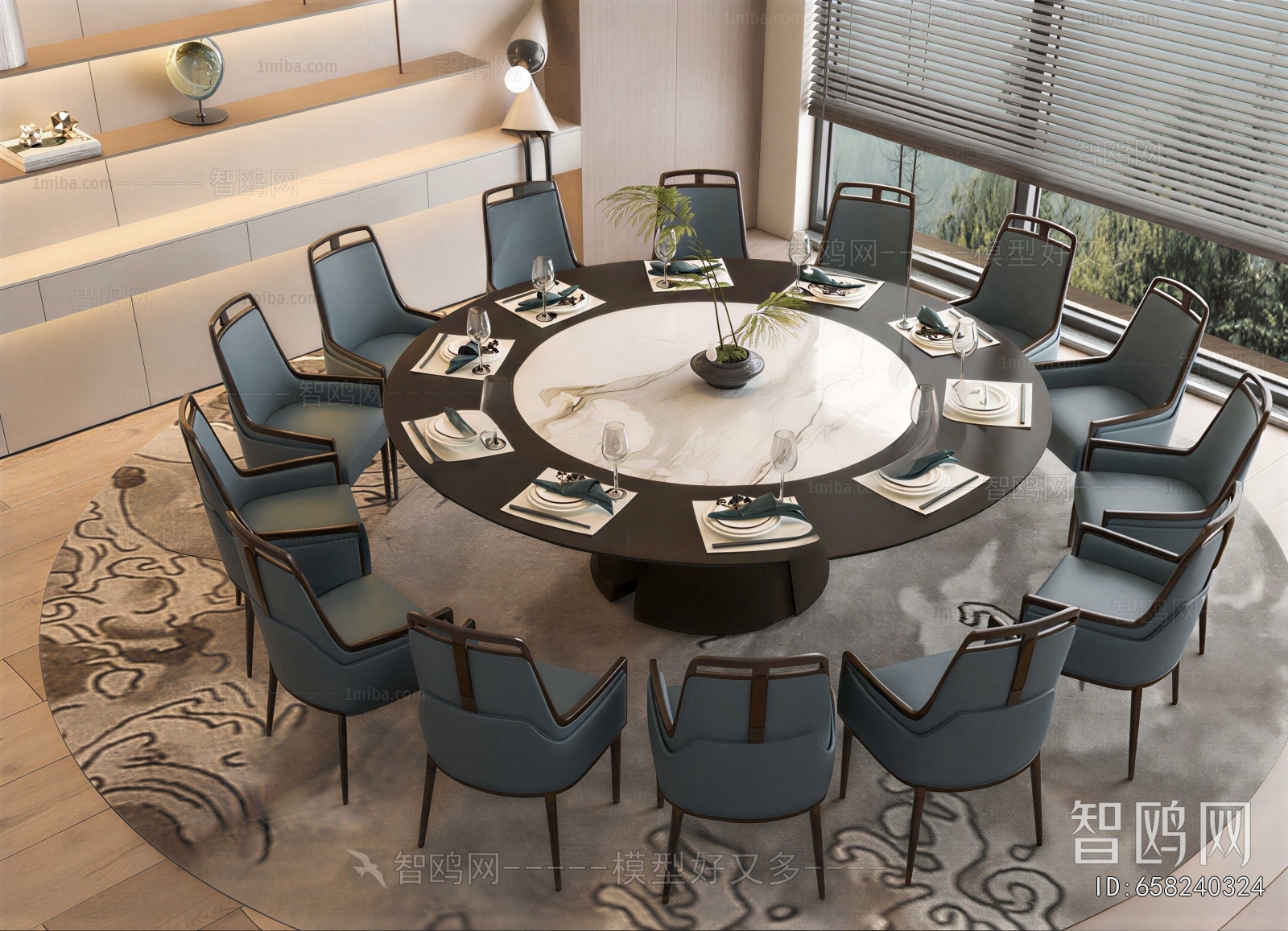 New Chinese Style Dining Table And Chairs