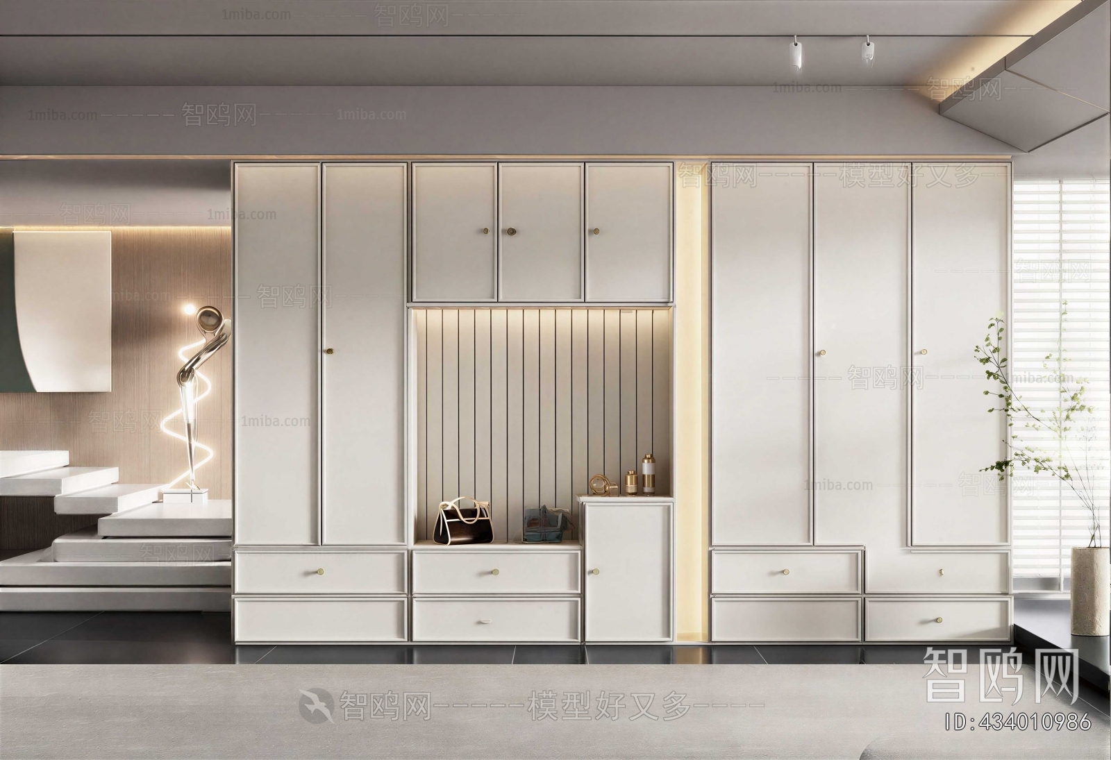 Modern Shoe Cabinet