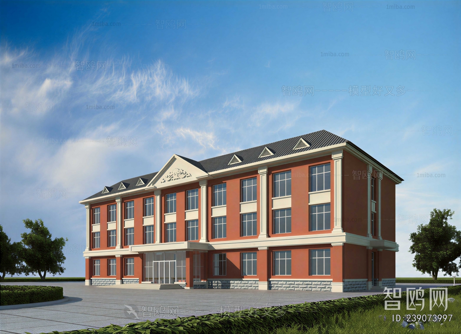 Modern Appearance Of Commercial Building