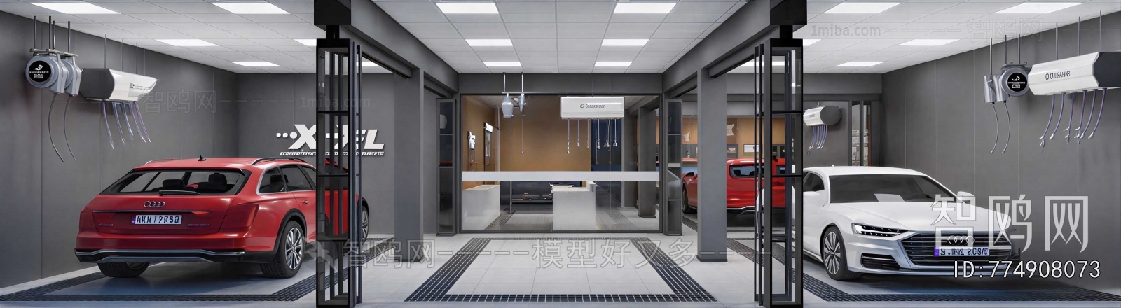 Modern Automobile Repair Shop