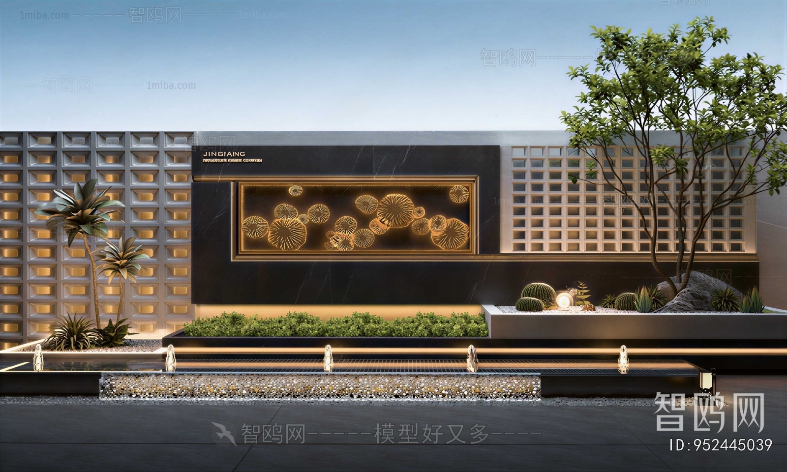 New Chinese Style Landscape Wall