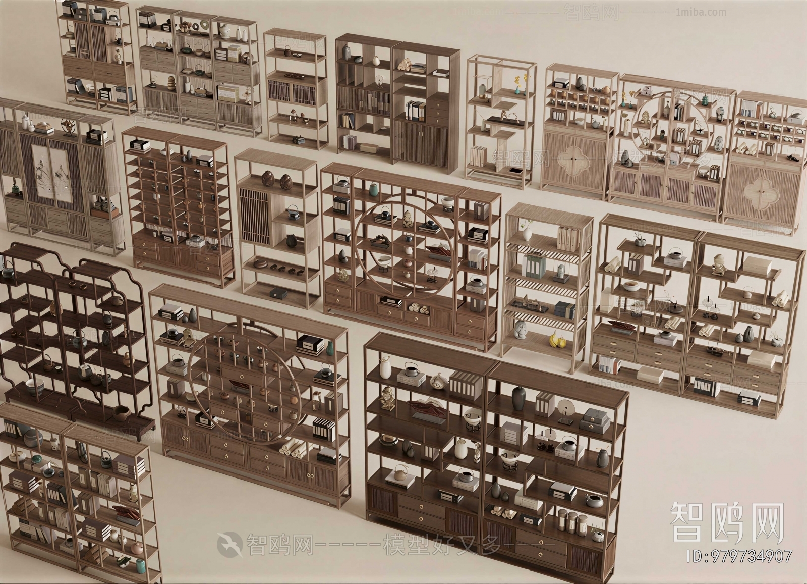 New Chinese Style Antique Rack