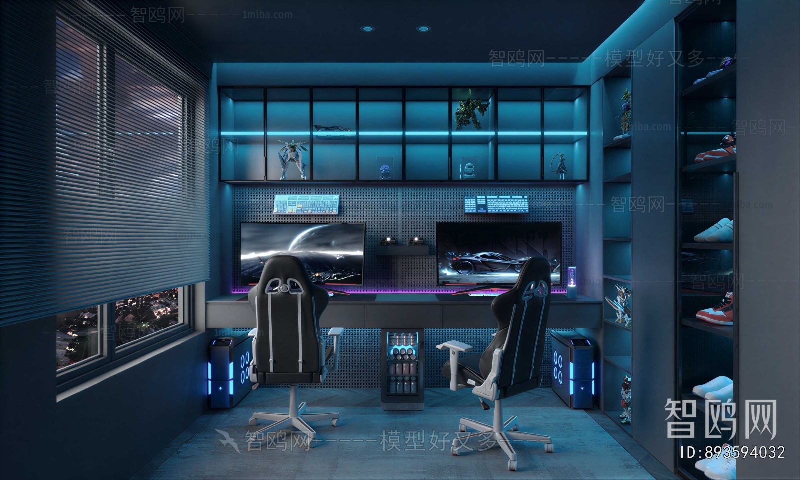 Modern E-sports Room