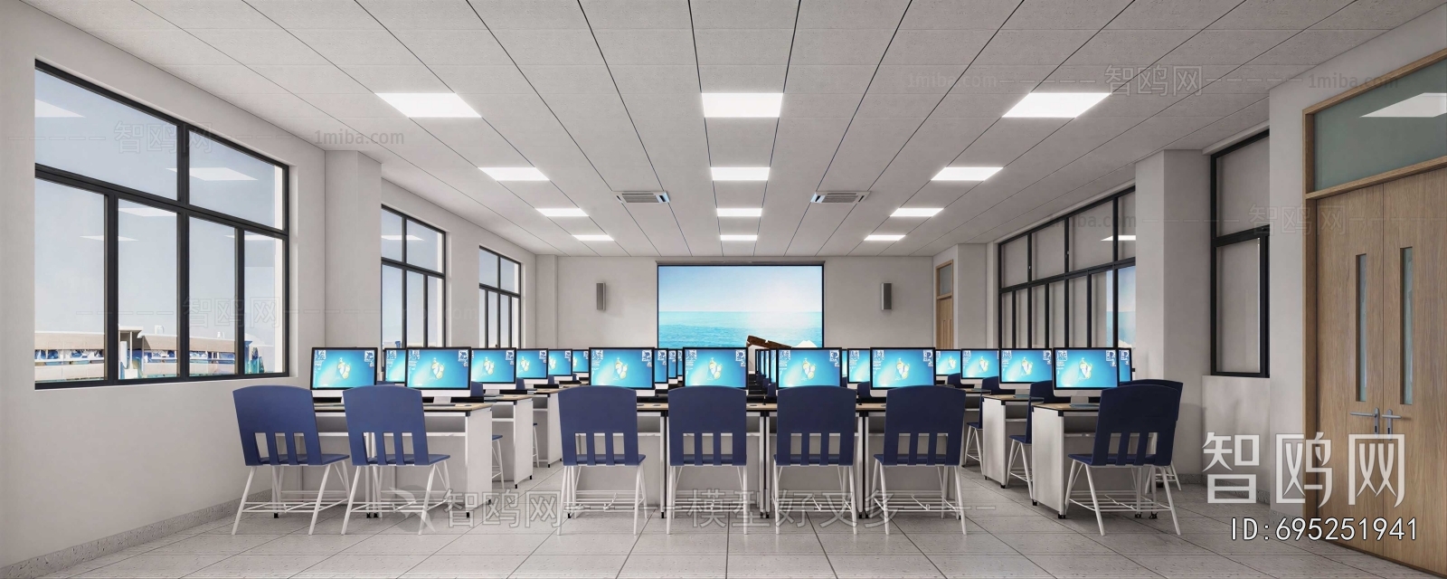 Modern School Classrooms