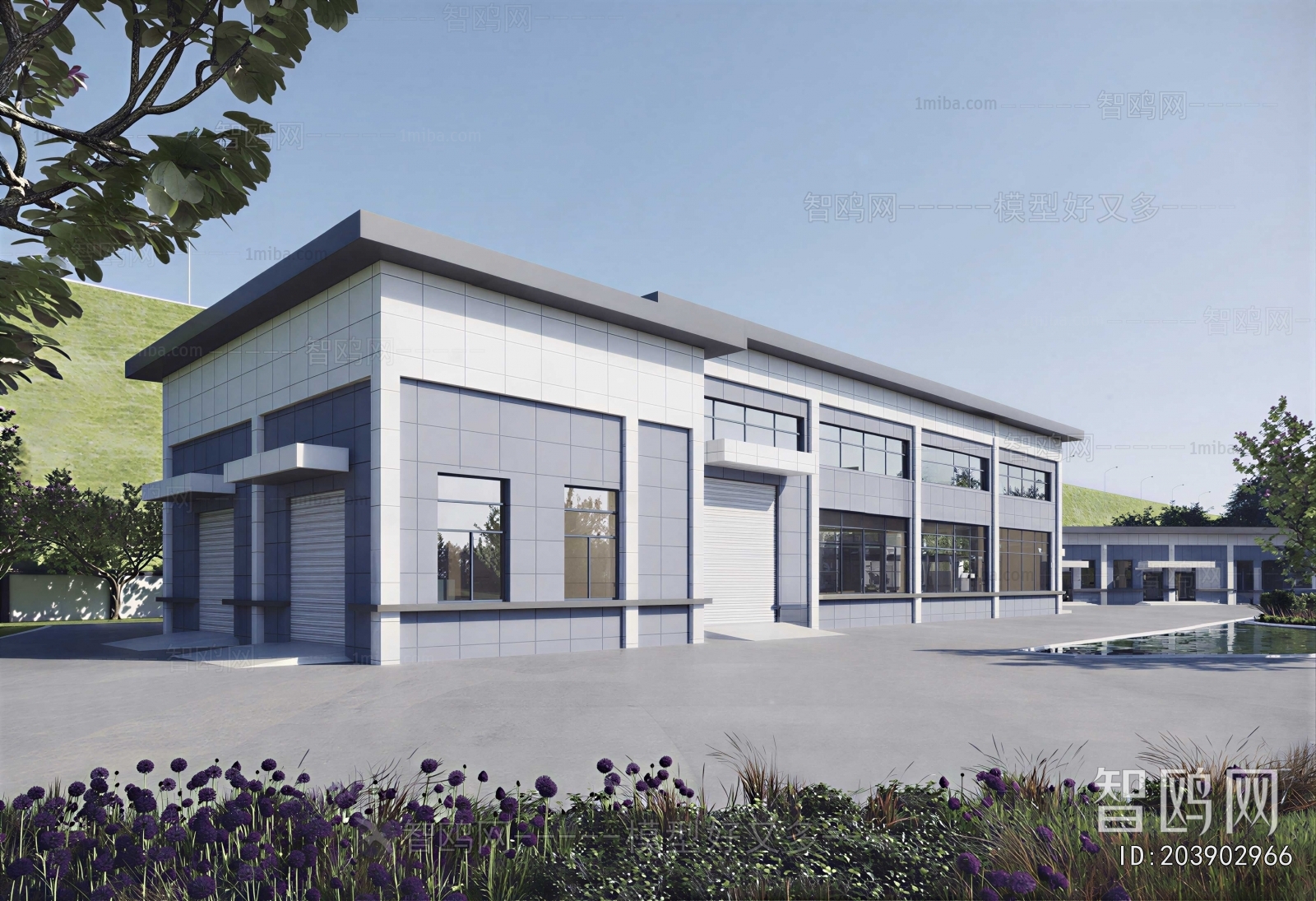 Modern Industrial Building