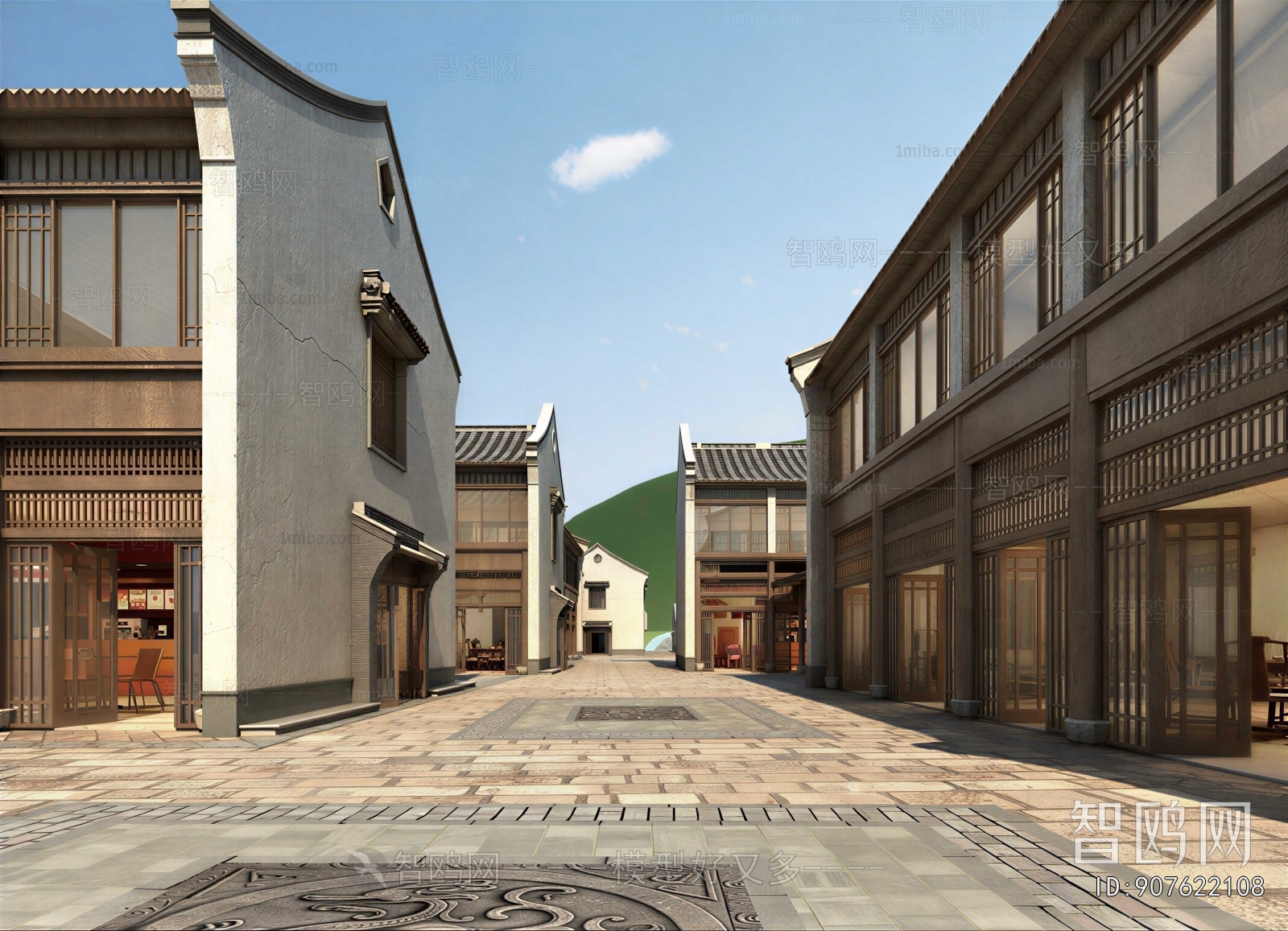 Chinese Style Commercial Street