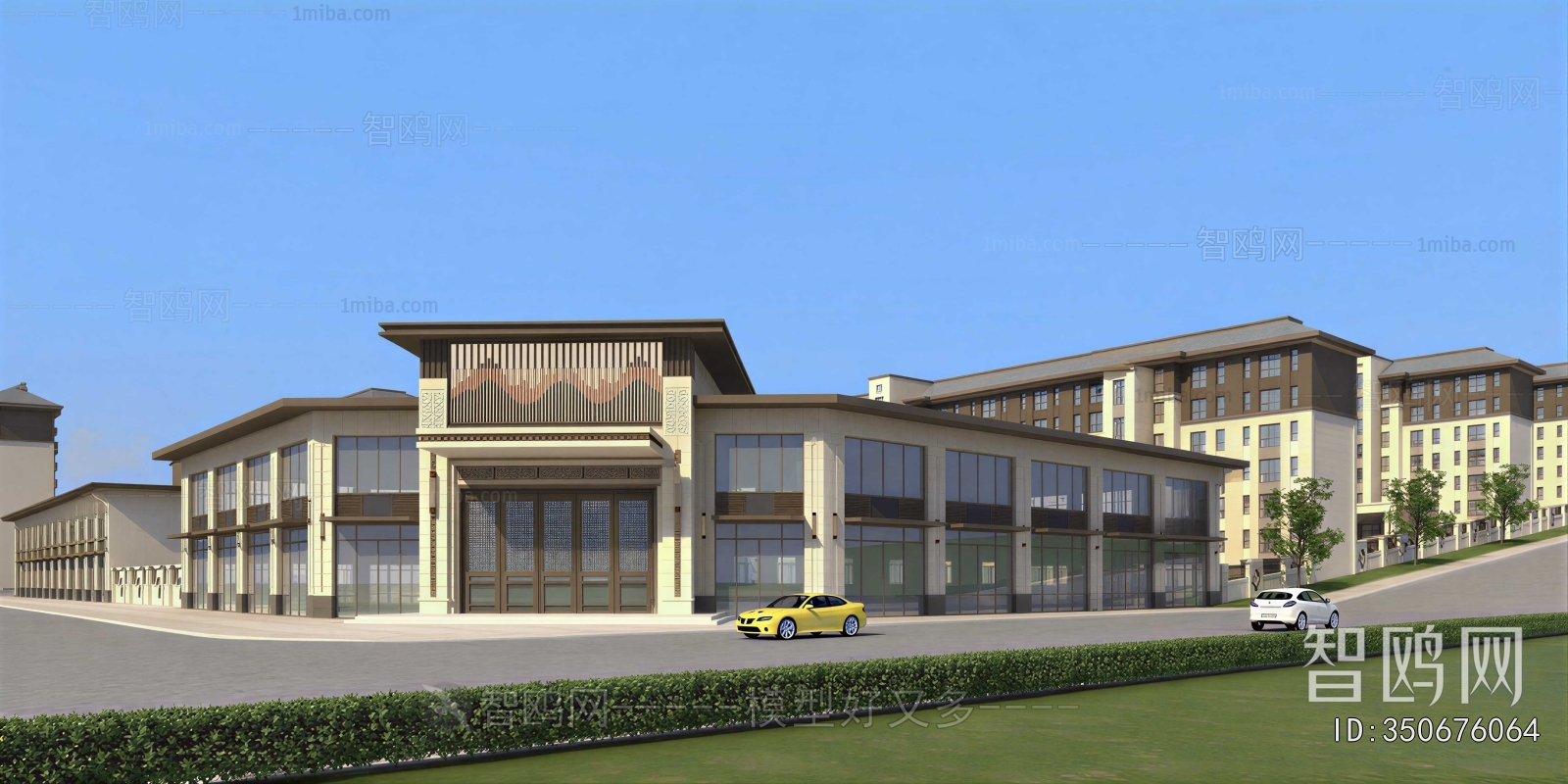 Modern Appearance Of Commercial Building