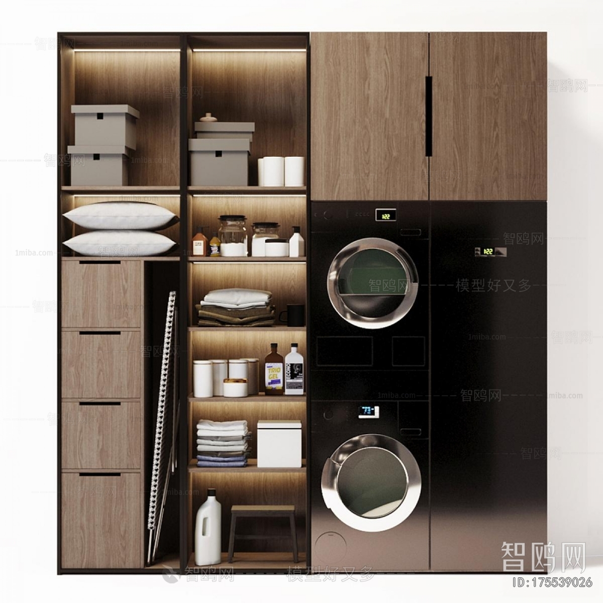 Modern Laundry Cabinet