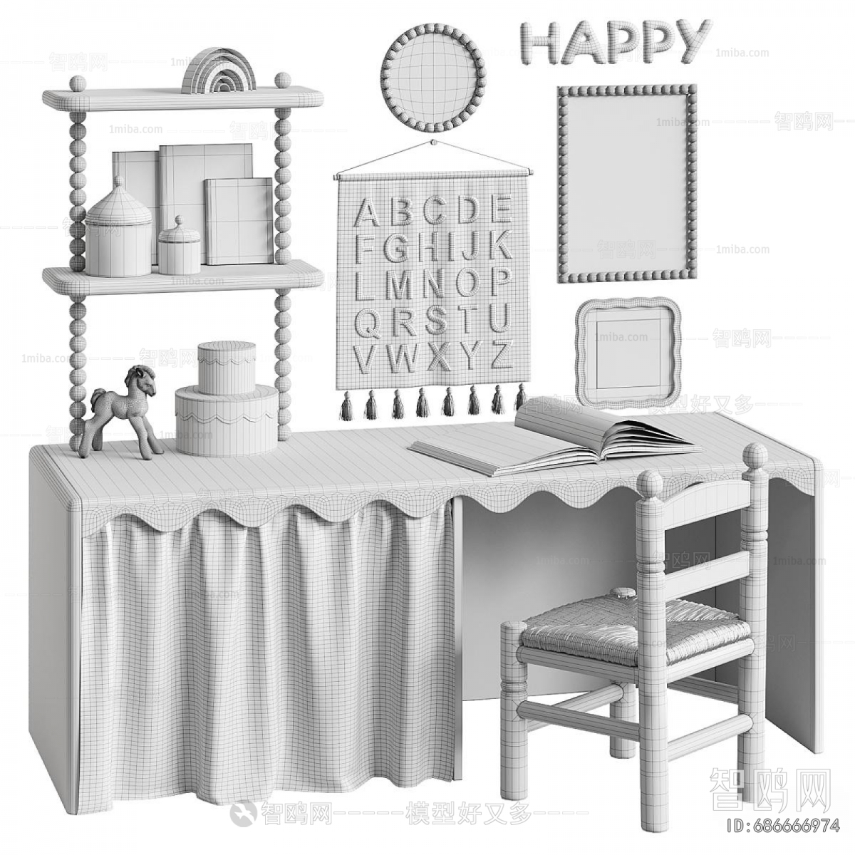 Modern Computer Desk And Chair