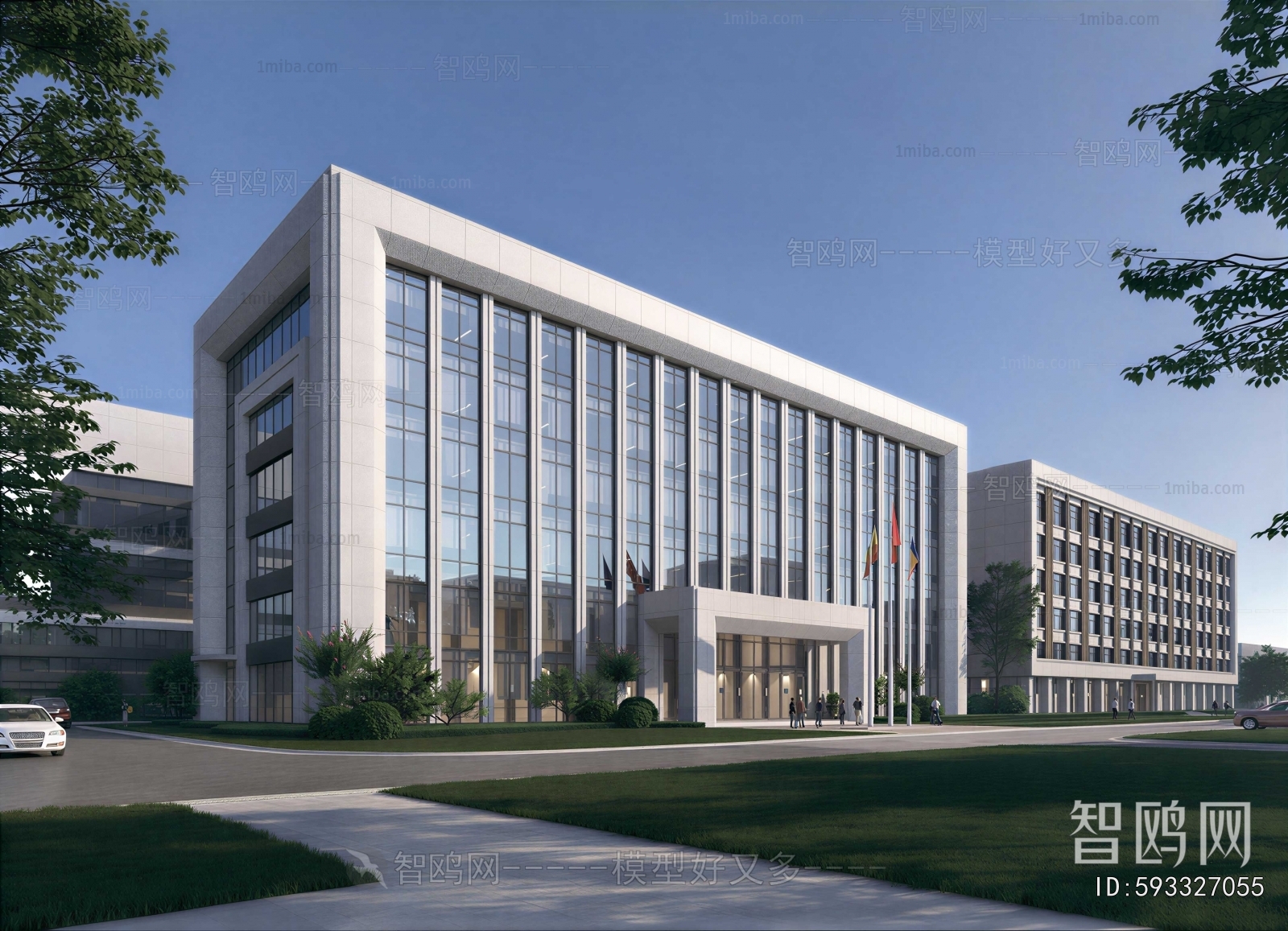 Modern Appearance Of Commercial Building