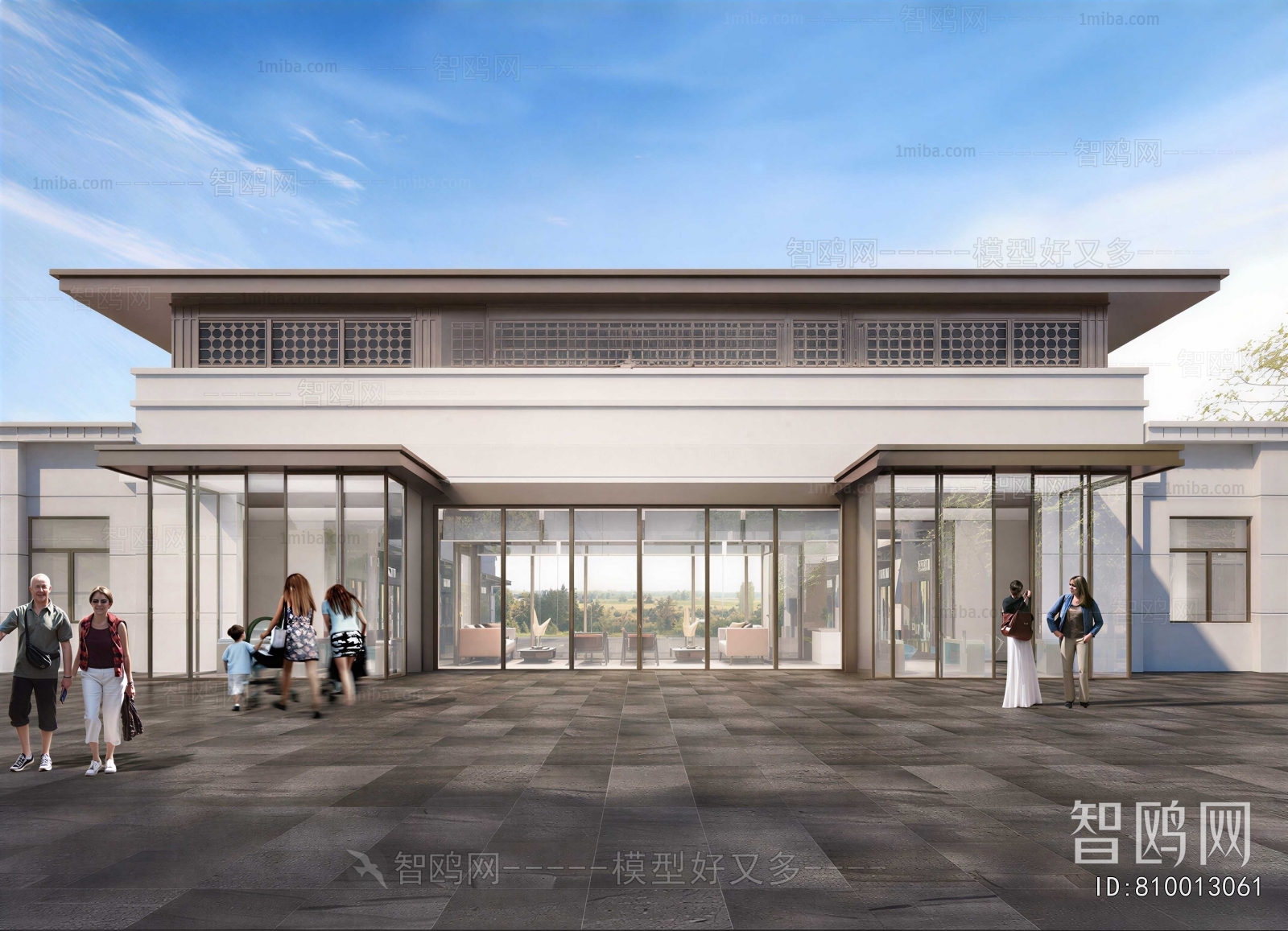 Modern Appearance Of Commercial Building