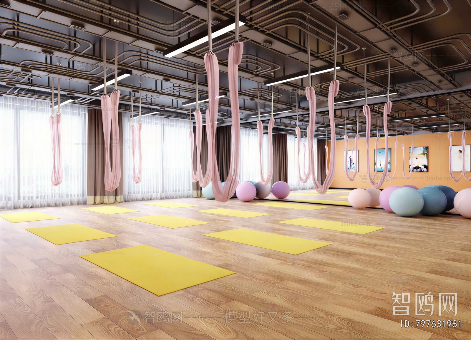 Modern Yoga Room