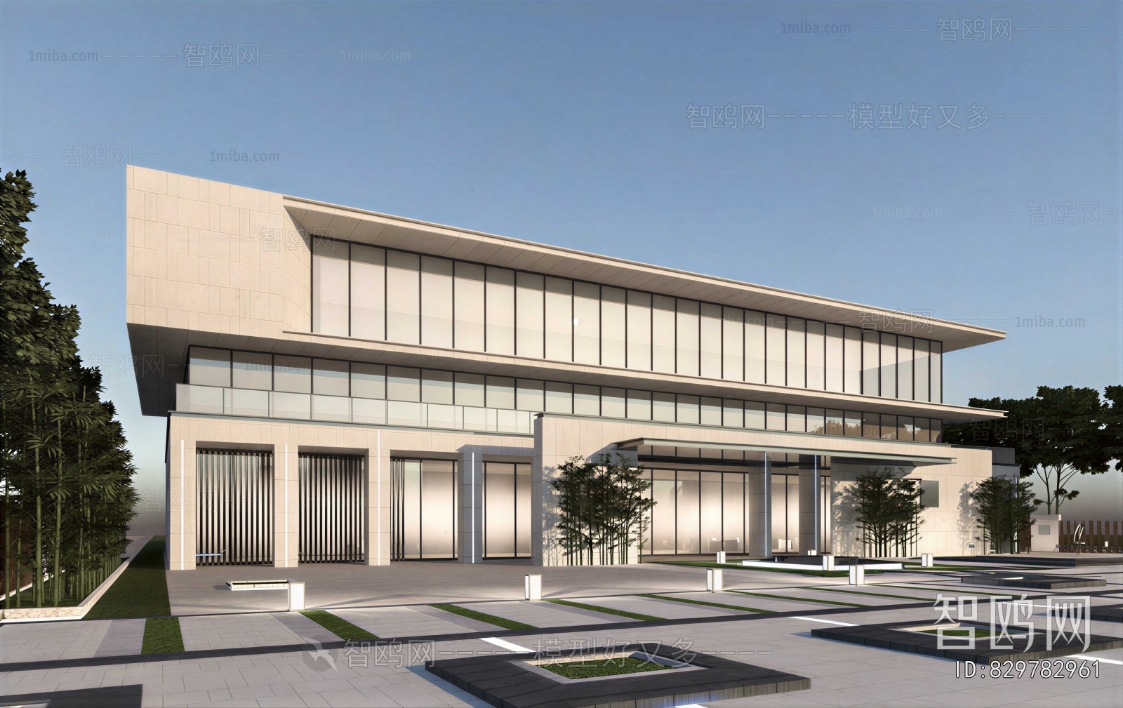 Modern Appearance Of Commercial Building