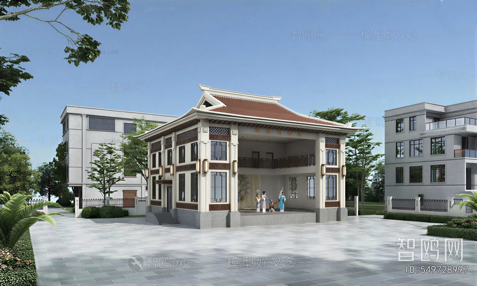 New Chinese Style Public Building
