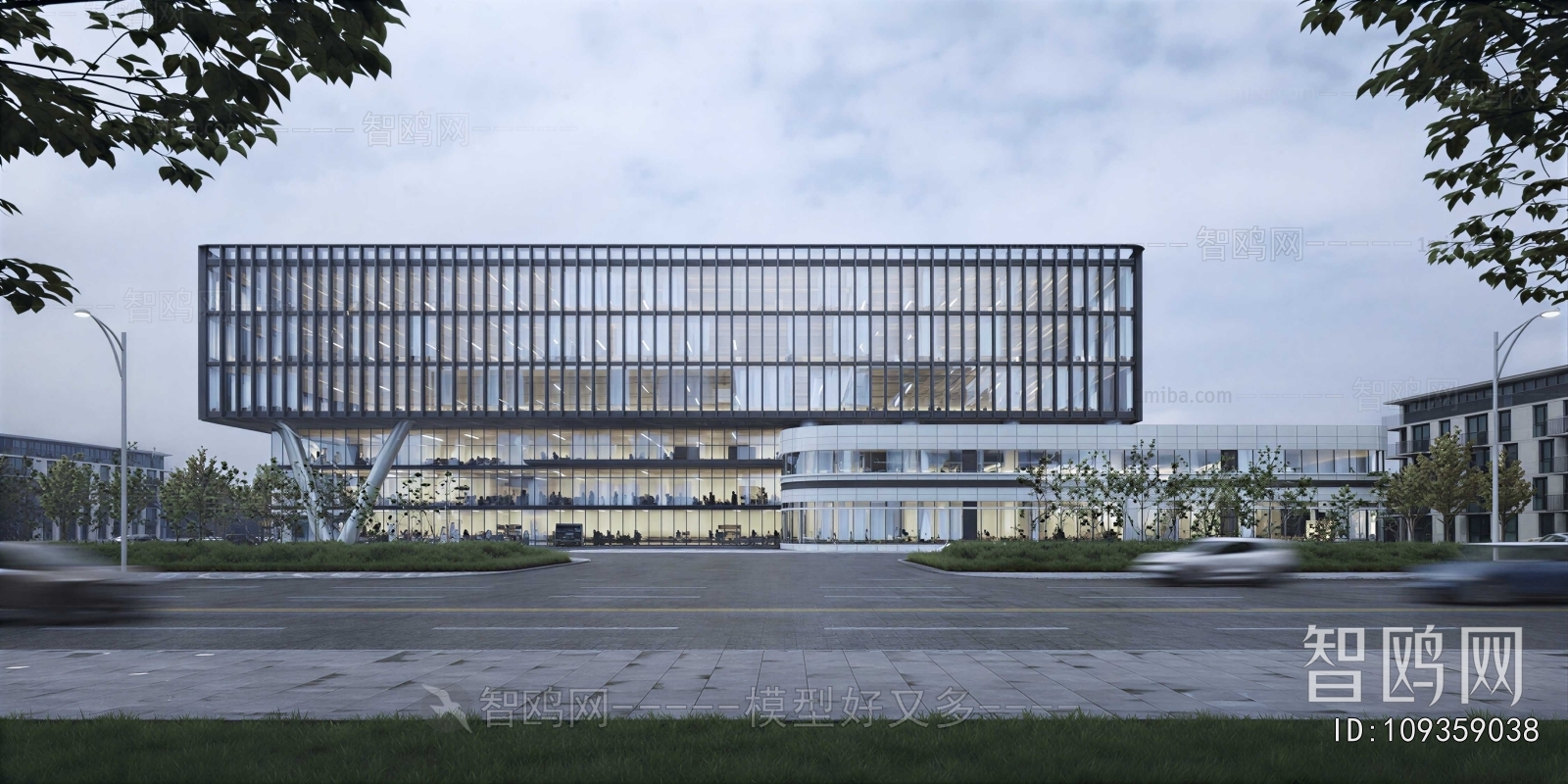 Modern Appearance Of Commercial Building