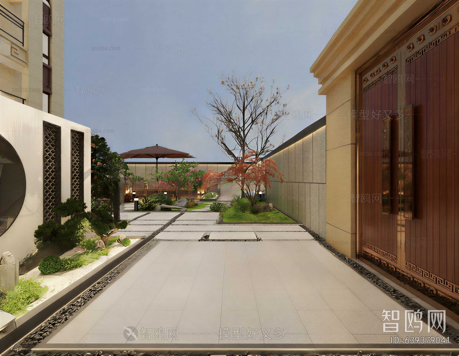 New Chinese Style Courtyard/landscape
