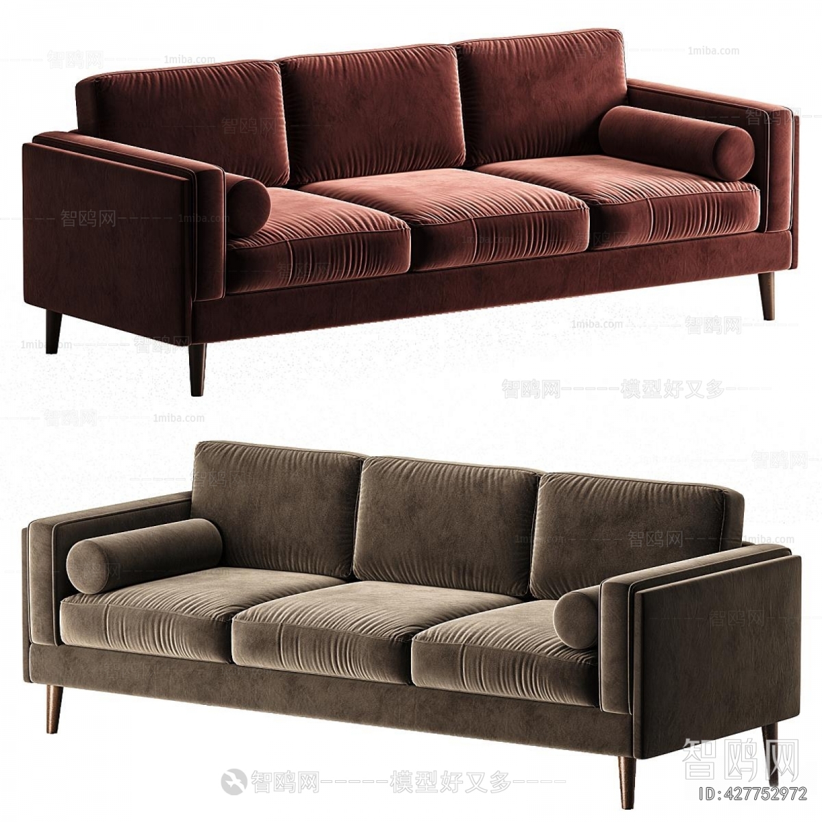 Modern Three-seat Sofa
