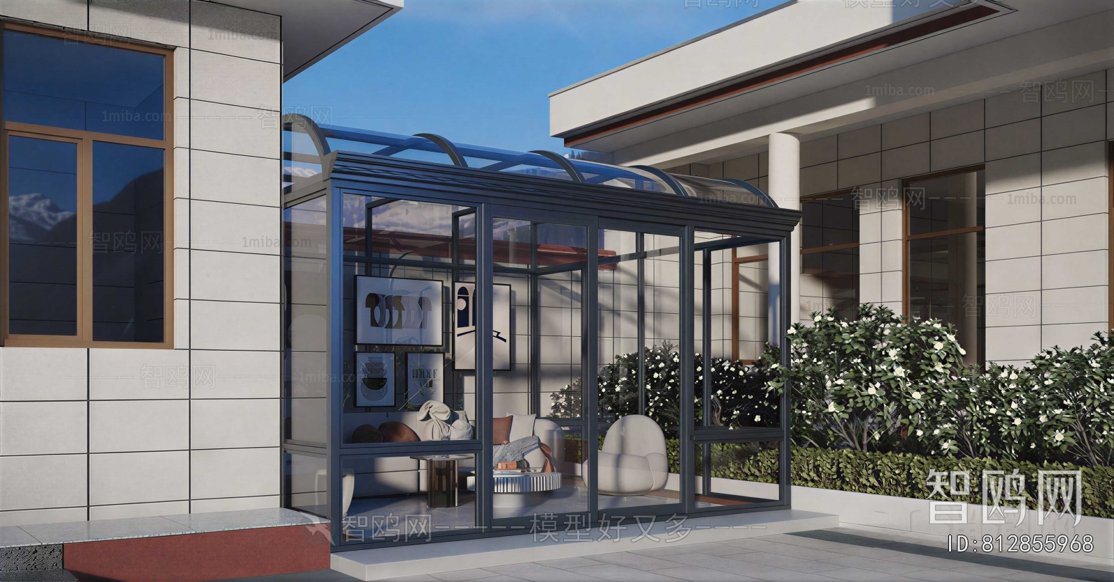Modern Glass Sunshine Room