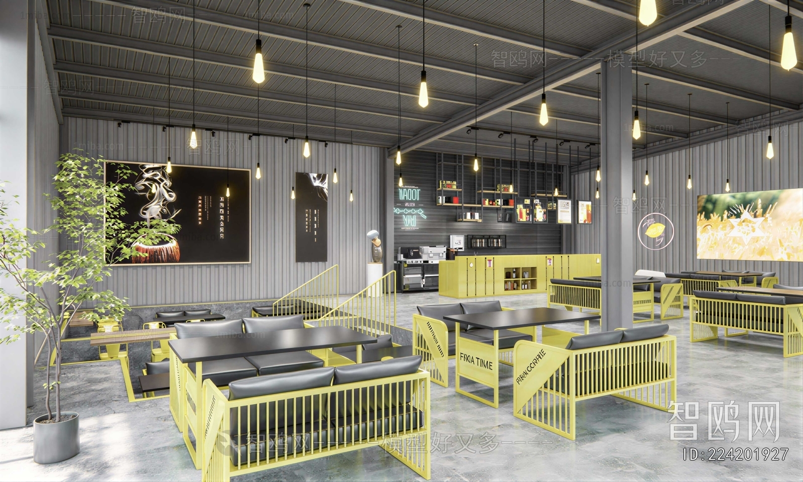 Industrial Style Cafe