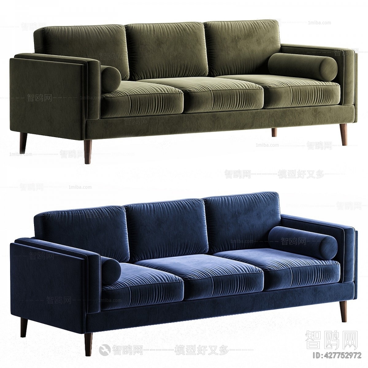 Modern Three-seat Sofa