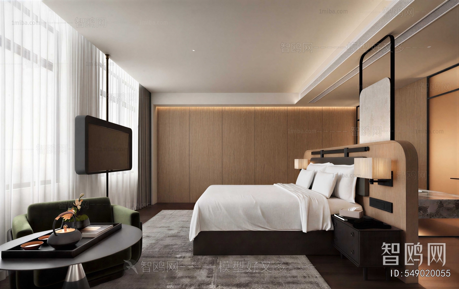 Modern Guest Room