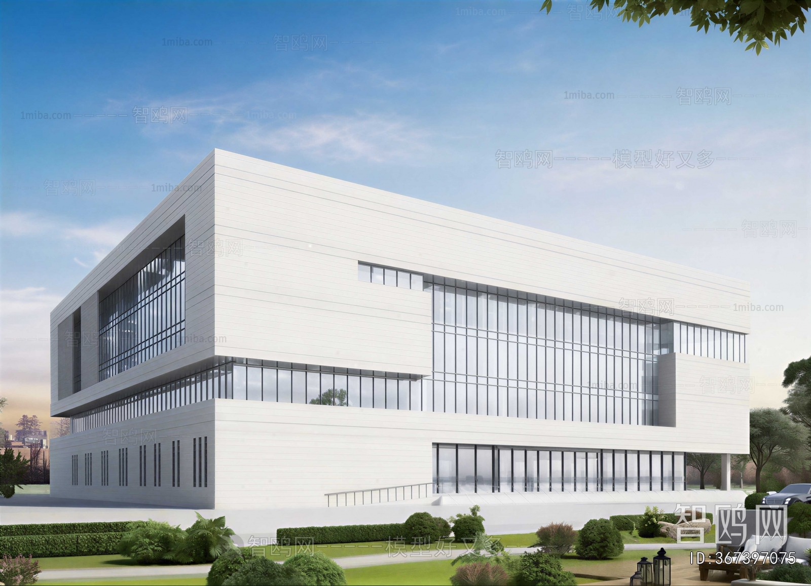 Modern Appearance Of Commercial Building