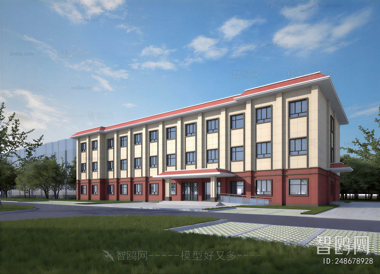 Modern Appearance Of Commercial Building